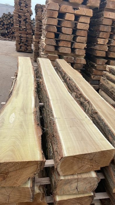 Akác fűrészáru / Robinia sawn timber