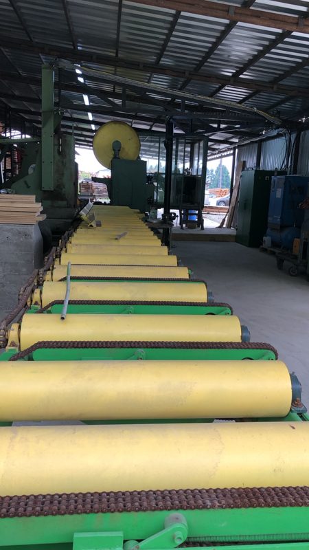 A görgős gépsor / The roller conveyor line